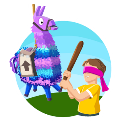 Fortnite Llama Have Fun at the Birthday Party