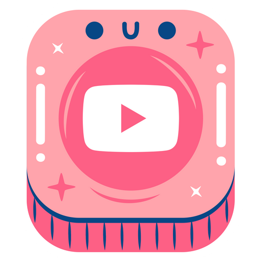 Cute YouTube Logo Sticker