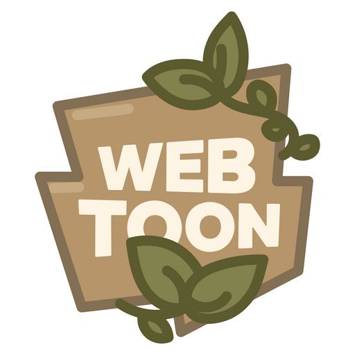 Webtoon Jungle Logo Sticker