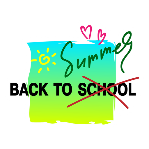 Back to School - Summer Sticker