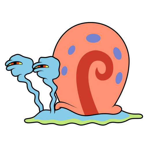 SpongeBob Sleepy Gary Sticker