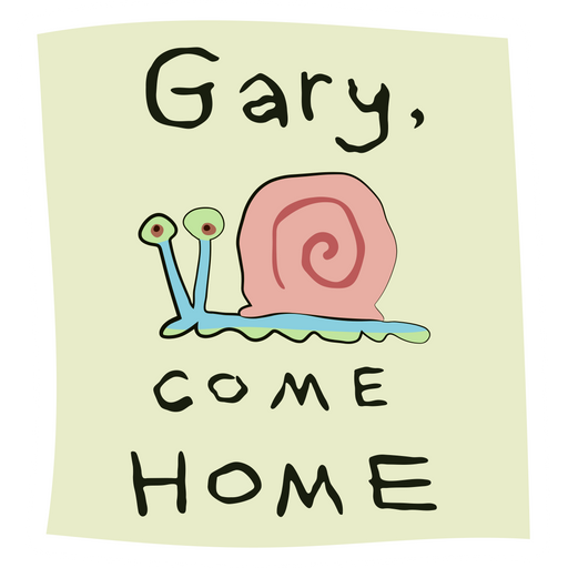 SpongeBob Gary, Come Home Sticker