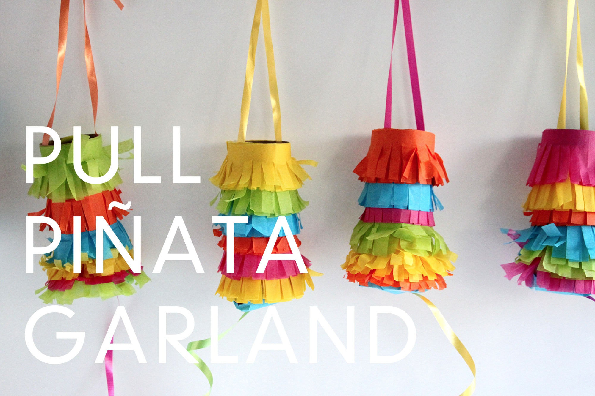 Pinata Diy
 Make this Pull Piñata Garland