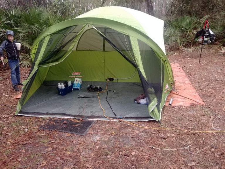 10 Tent with Screened Porch with Floor