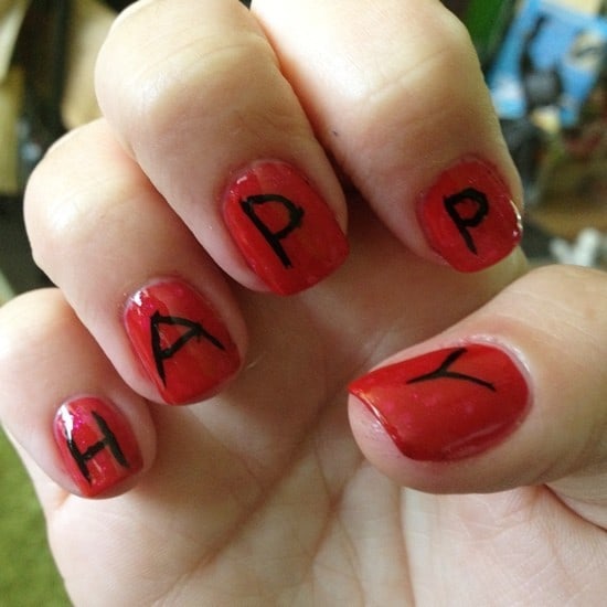 Happy birthday Nail ideas