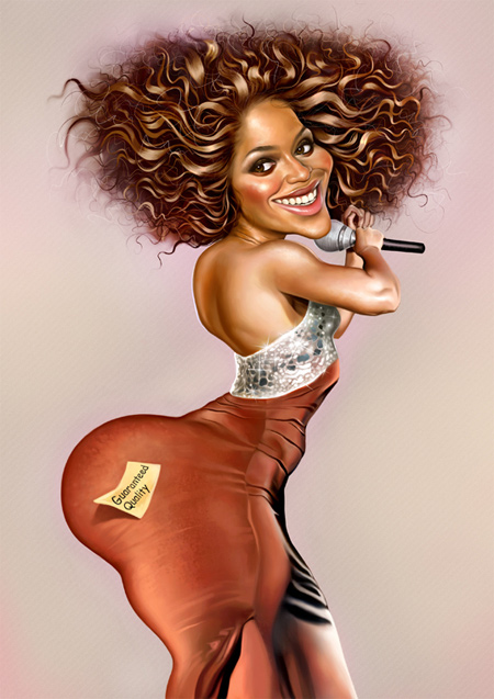 Beyonce caricature