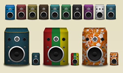 speaker icons