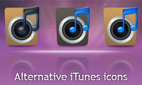 Alternative iTunes icons