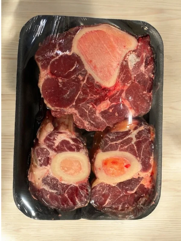 Beef shin sliced