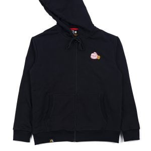 MANTO ZIP HOODIE GLOVE BLACK