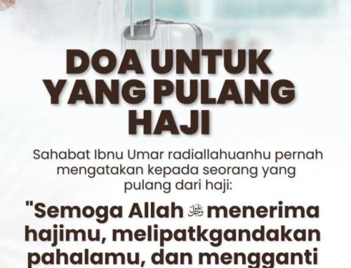 DOA UNTUK YANG PULANG HAJI