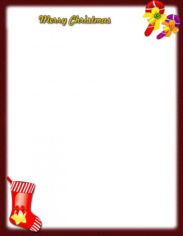 free christmas stationery templates