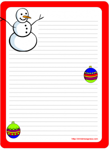 free christmas stationery templates stationary