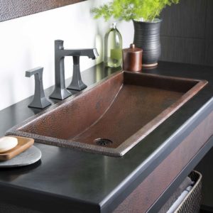 Trough-36-Copper-Bathroom-Sink-Antique-CPS206