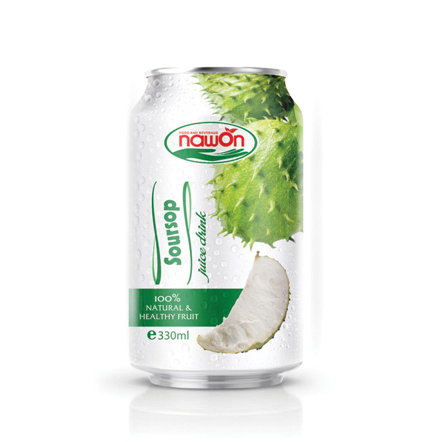 Can 330ml nfc soursop juice drink