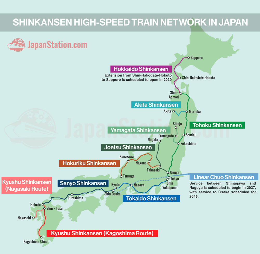 Railway Map Of Japan - Ronna Chrystel