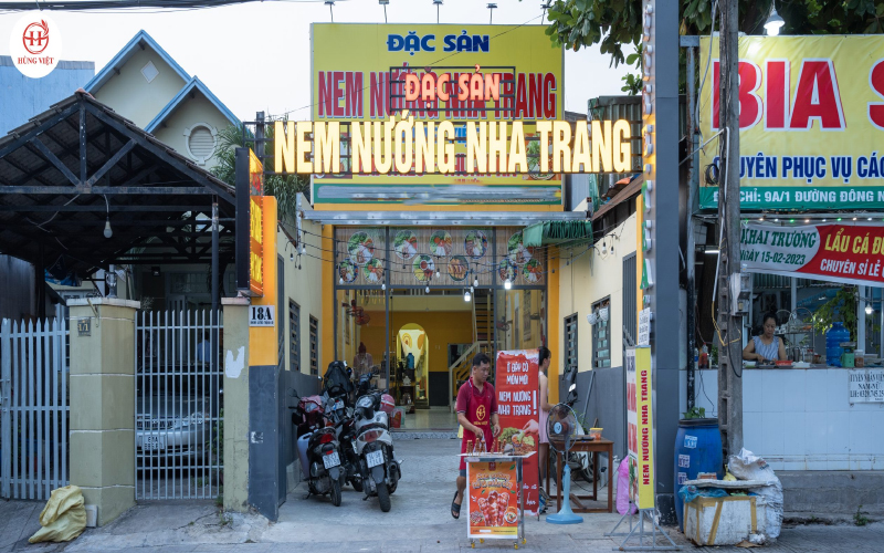 Tưng bừng khai trương đại lý nem nướng Nha Trang hệ thống Kim Dung chi nhánh 8 tại Bình Dương