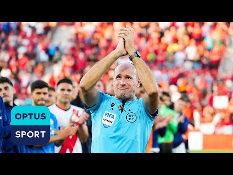 BEAUTIFUL scenes and guard of honour for iconic referee Antonio Mateu Lahoz