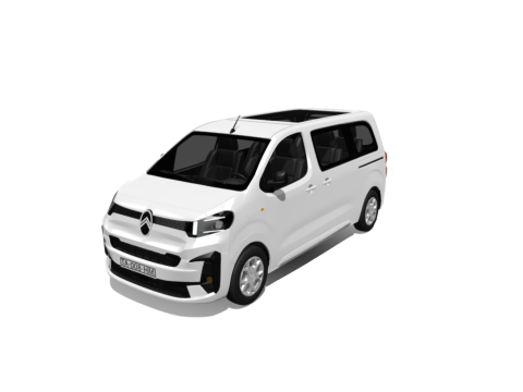 Versatile Innovation New Citroen e-SpaceTourer MPV 2024 Modèle 3D