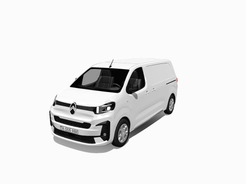 Efficient Versatility New Citroen e-SpaceTourer Panel Van 2024 Model 3D