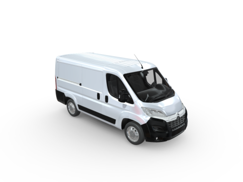 Versatile Performance New Citroen Relay H1 L1 Panel Van 2024 Model 3D