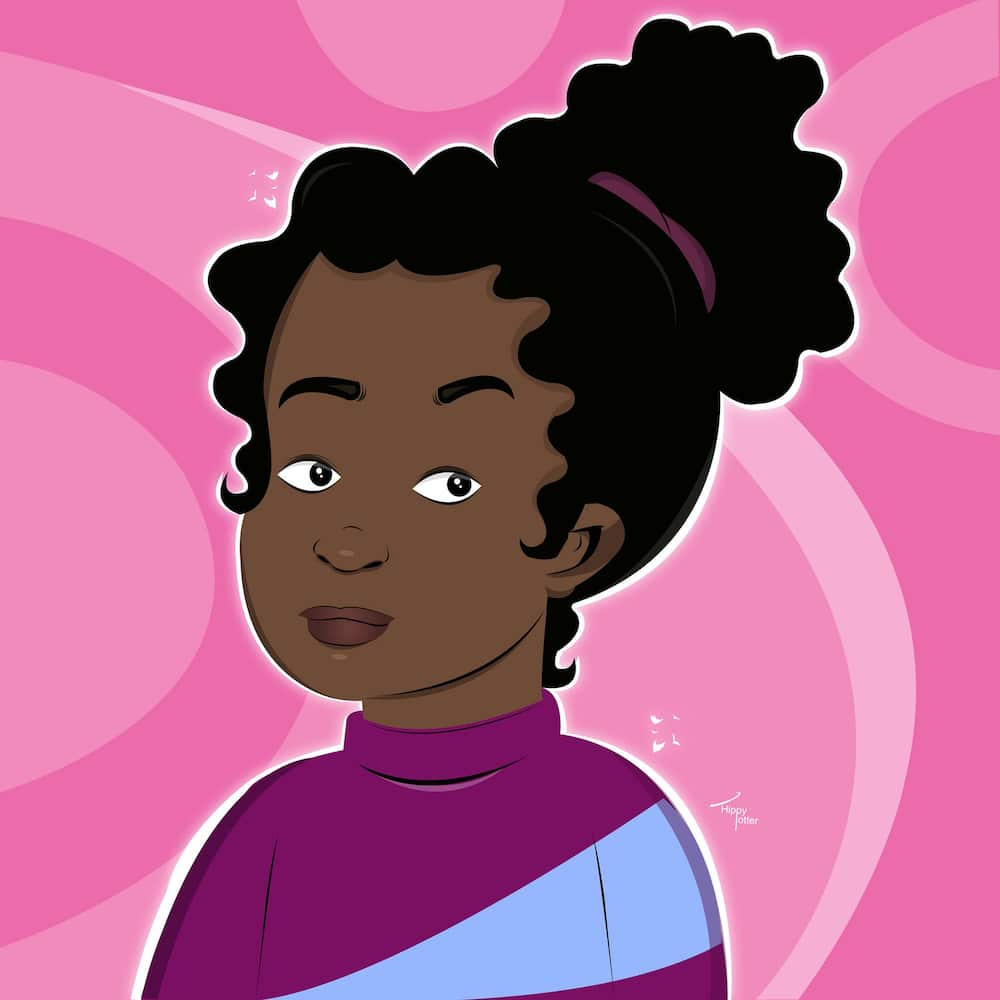 Black Female Cartoon Characters With Glasses - Black Female Cartoon ...