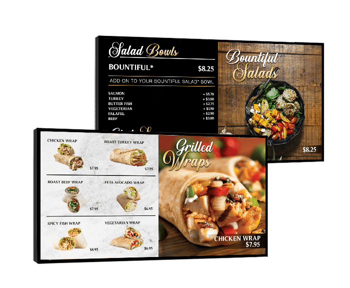 Digital Menu Boards - Netvisual Digital Signage Solutions