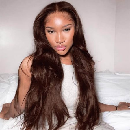 dark brown body wave glueless wig (1)