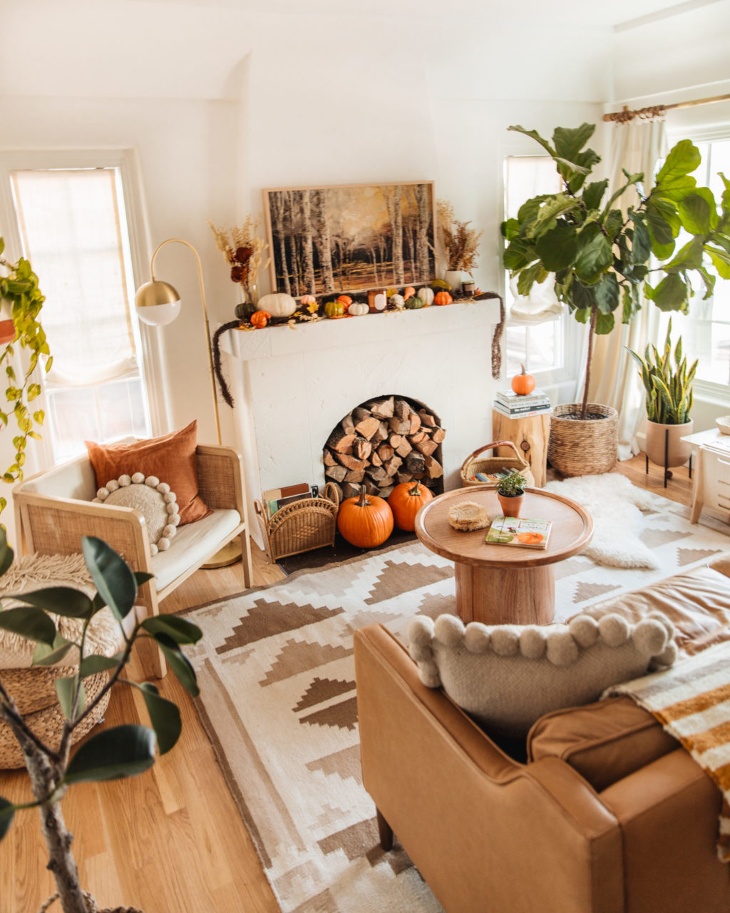 Decorating a Fall Mantel - New Darlings