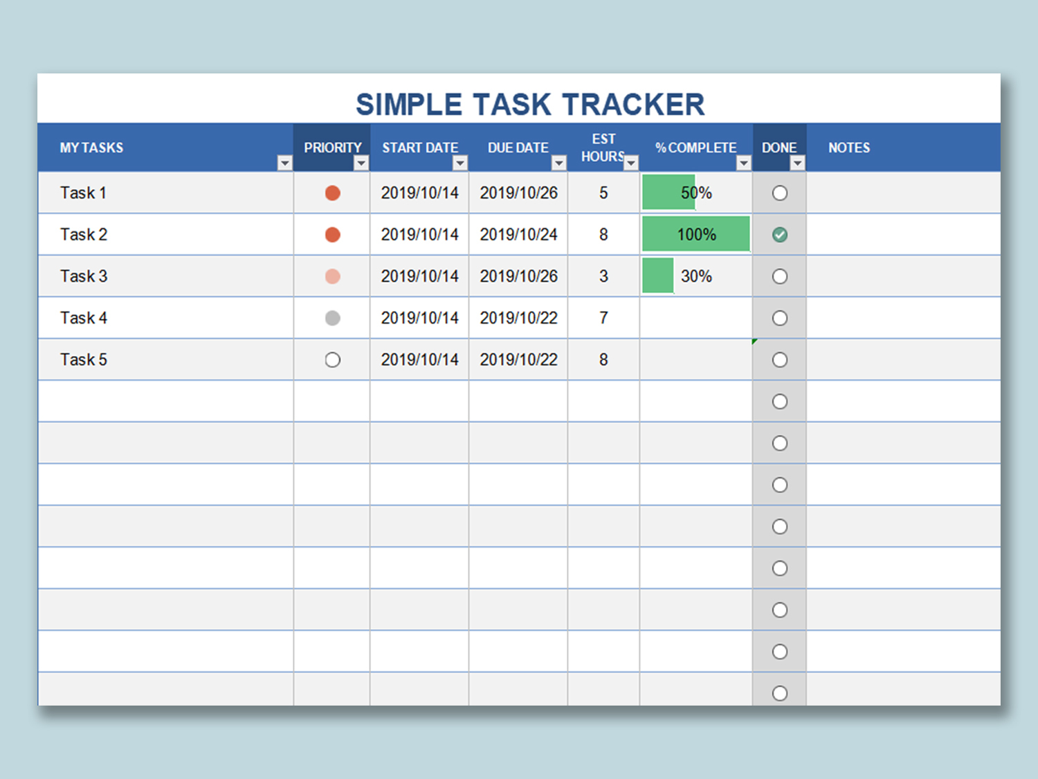 Sample Templates: Transform Your Task Management with Excel: Discover ...