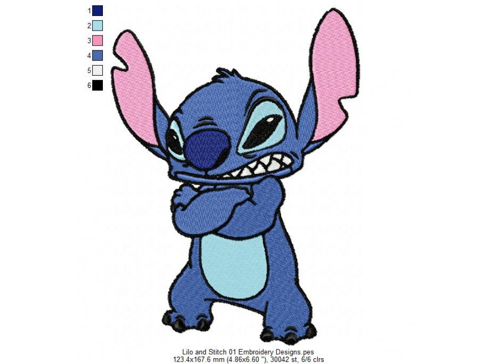 Lilo and Stitch 01 Embroidery Designs