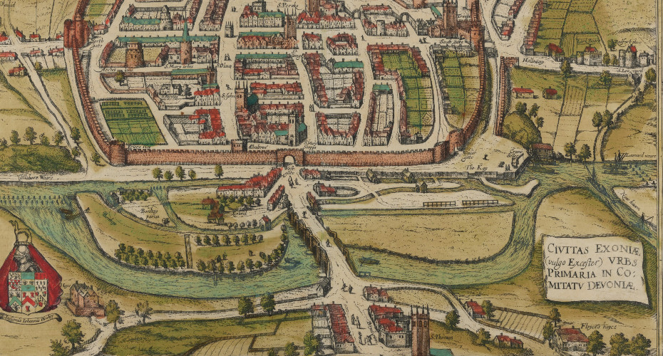 Explore Exeter’s historic maps and create unique new street plan as ...