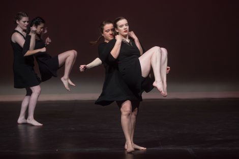 Students take part in the Lafayette Dance Company's 2018 Spring Showcase at the Williams Center for the Arts.