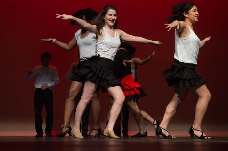 Students take part in the Lafayette Dance Company's 2018 Spring Showcase at the Williams Center for the Arts.