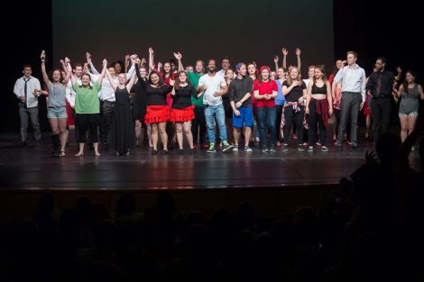 Students take part in the Lafayette Dance Company's 2018 Spring Showcase at the Williams Center for the Arts.