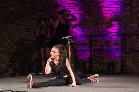 The Precision step dance team holds its 10th Annual Haters Step Back Step Competition at Ahart Plaza.