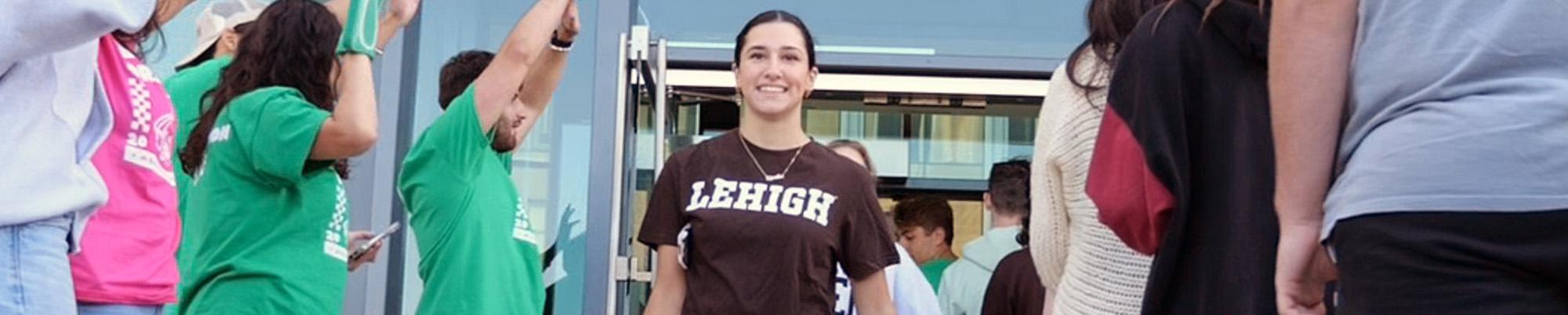 Lehigh student moving in