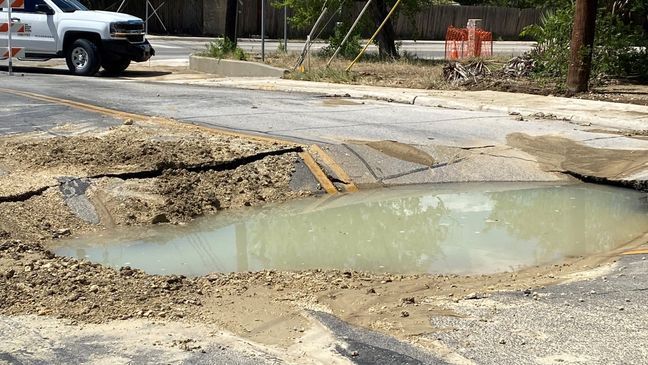 "Water Main Break Season" is upon us in San Antonio amid summer rise in usage. (SBG San Antonio)