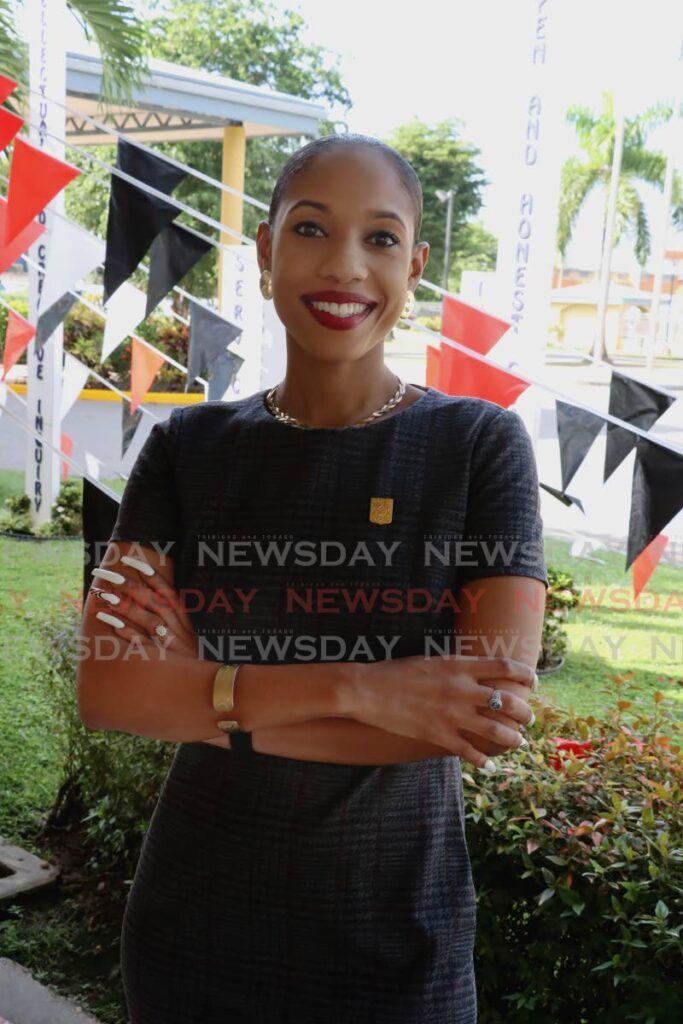 Principal of Bishop Anstey High School East, Kheisha Nicholls is training to be a lay minister at the St Mary's Parish in Tacarigua. - ROGER JACOB