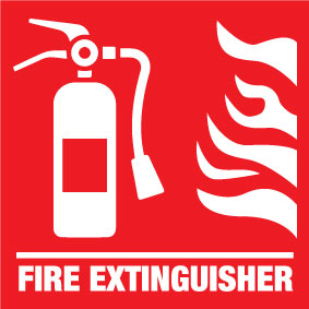 Fire Extinguisher Fire Vehicle Sticker – New Signs