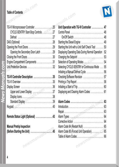 Thermoking Sb-200Tg 53598-2-Op Models Repair Manuals