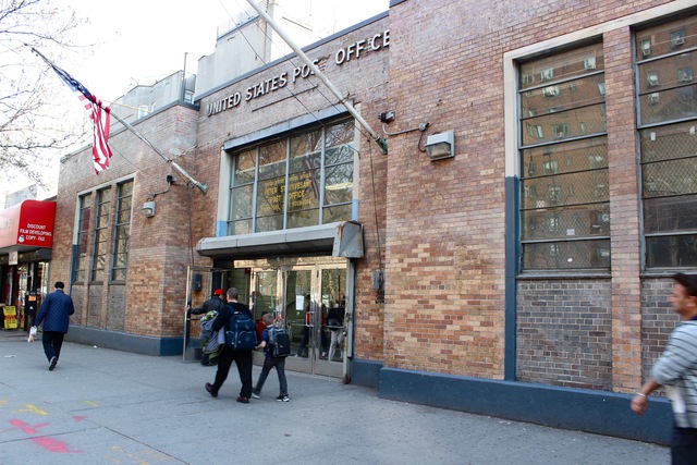 Peter Stuyvesant Post Office at 432 East 14th Street, photo from EV Grieve