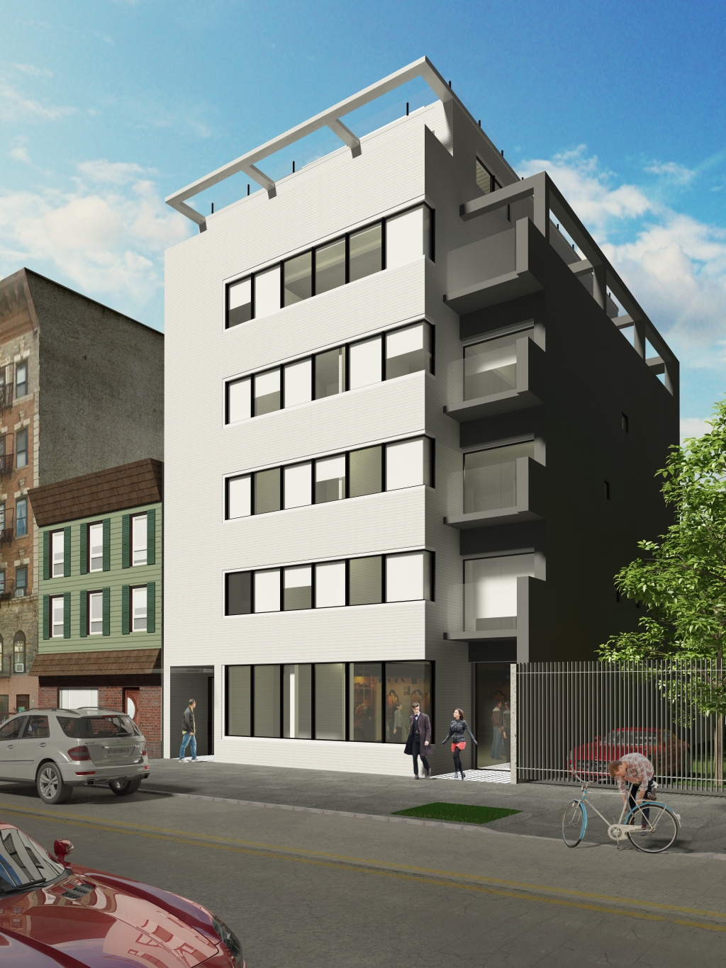 650 Metropolitan Avenue, rendering by Domo Architecture