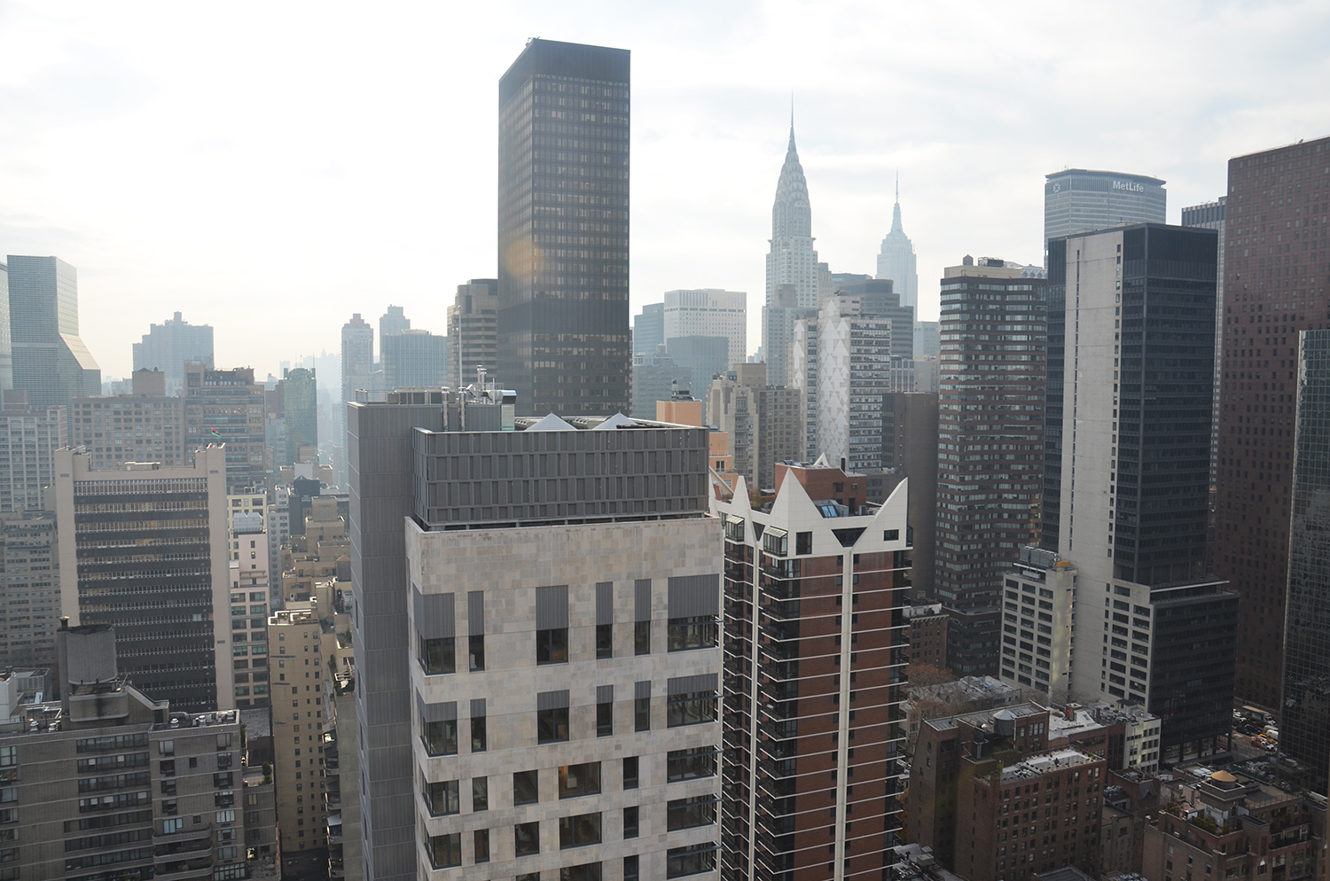 View from the 32nd floor of Halcyon at 305 East 51st Street. All photographs by Evan Bindelglass unless otherwise noted.