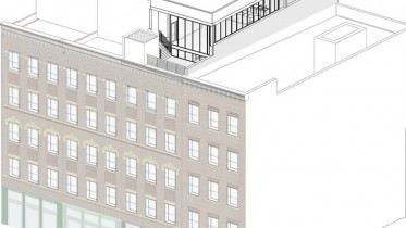 Proposed rooftop addition at 13 Jay Street