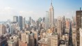 Rendering showing the HFZ Capital's Moshe Safdie-designed mixed-use tower with the Empire State Building behind it. (Rendering presented in October)