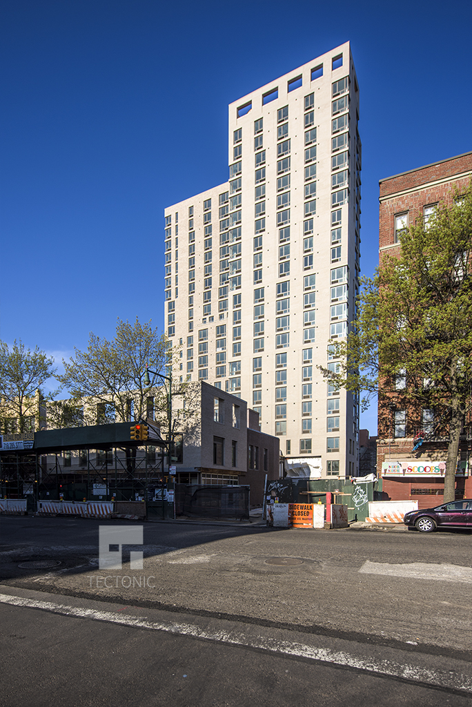 Construction at 626 Flatbush Avenue. Photo by Tectonic