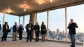 Ian Schrager at 215 Chrystie with west-facing windows behind him. Photo by Ilya S. Savenok/Getty Images for 215 Chrystie