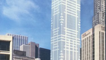 On-site rendering of 118 Fulton Street. Captured by Robert Walpole