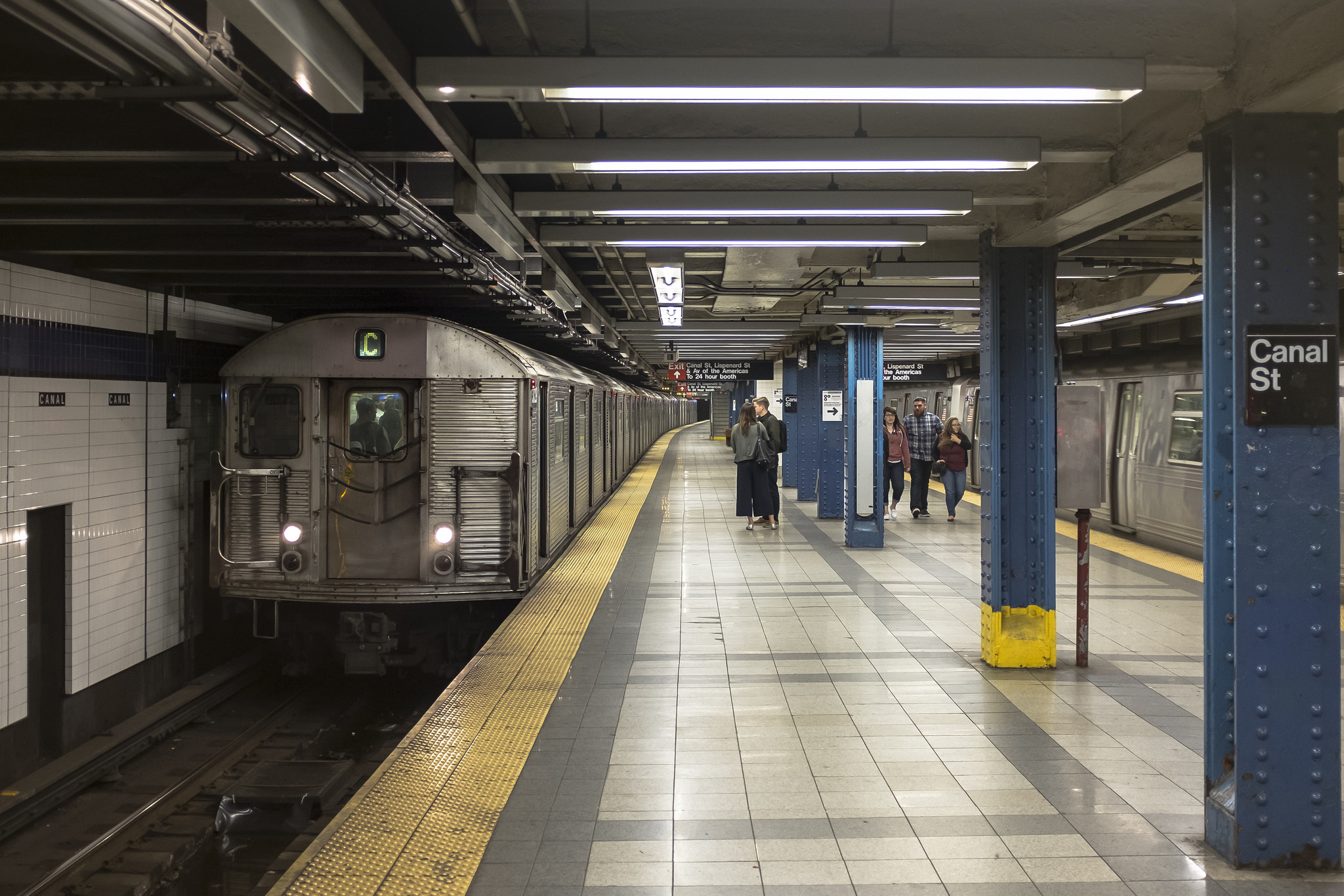 C train at Canal Street, April 21, 2016. Photo by Billie Grace Ward/Flickr